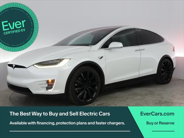used 2020 Tesla Model X car, priced at $36,999