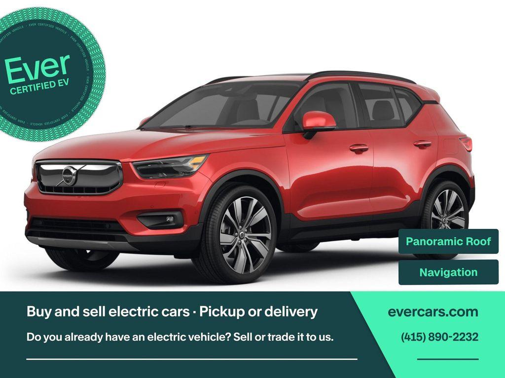 used 2022 Volvo XC40 Recharge Pure Electric car, priced at $29,999