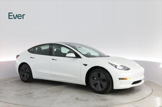 used 2023 Tesla Model 3 car, priced at $27,999