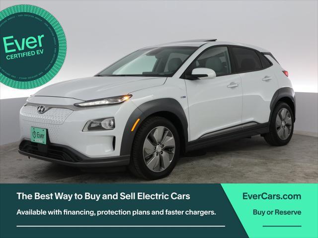 used 2020 Hyundai Kona EV car, priced at $15,744