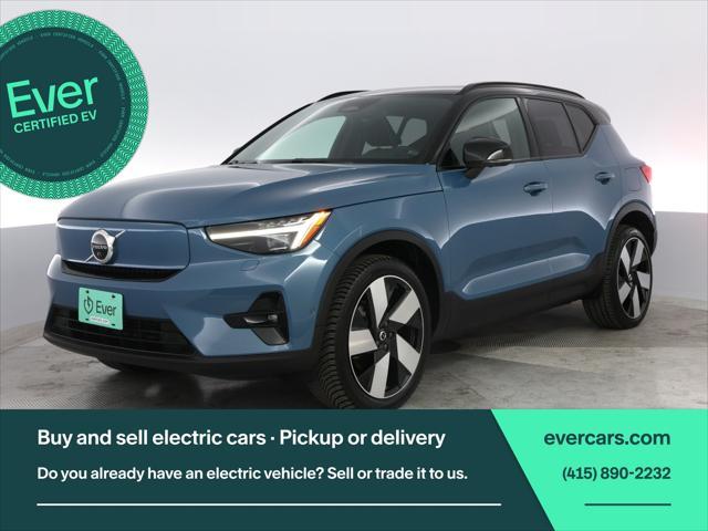 used 2023 Volvo XC40 Recharge Pure Electric car, priced at $41,999