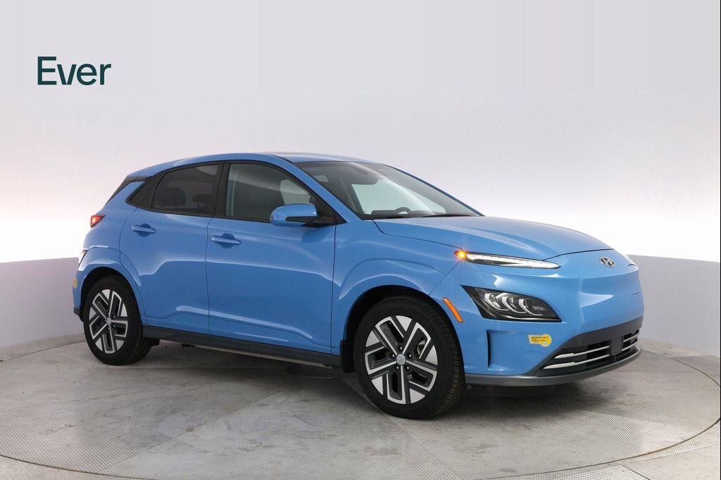 used 2022 Hyundai Kona EV car, priced at $23,999