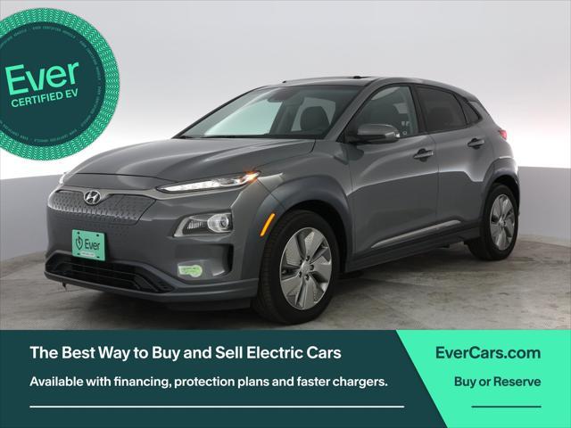 used 2021 Hyundai Kona EV car, priced at $19,999