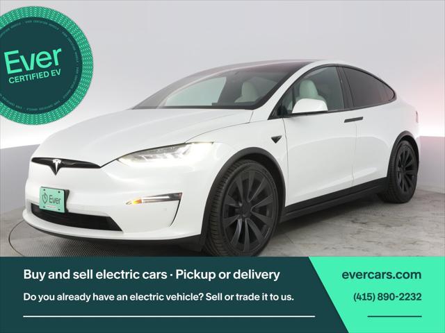 used 2022 Tesla Model X car, priced at $54,299