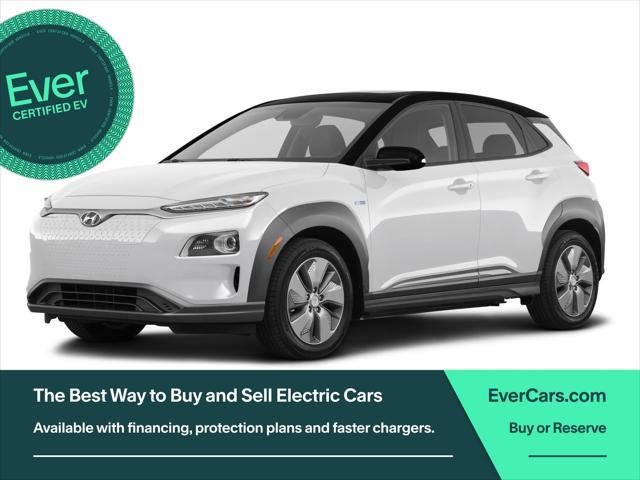 used 2020 Hyundai Kona EV car, priced at $15,999