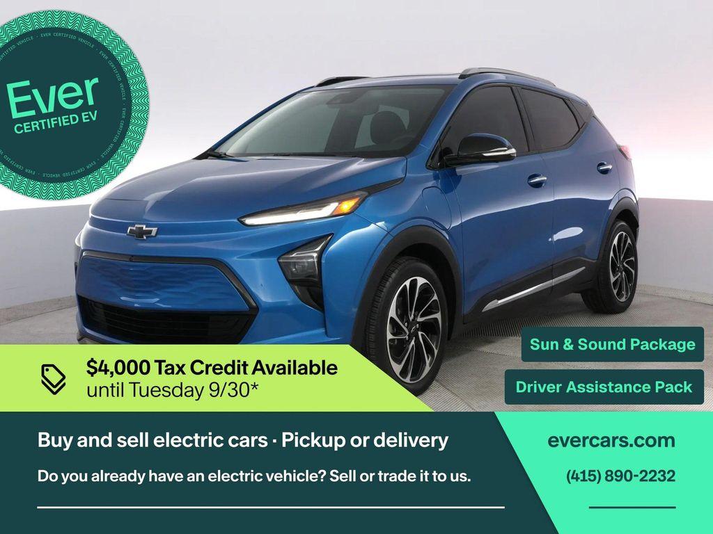 used 2022 Chevrolet Bolt EUV car, priced at $21,499