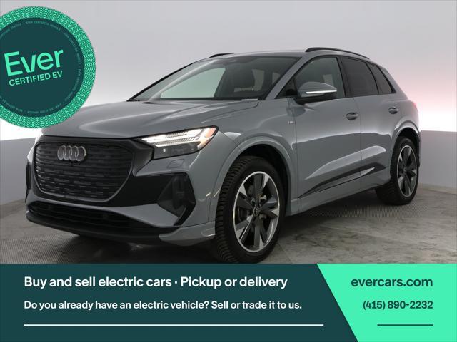 used 2023 Audi Q4 e-tron car, priced at $34,999