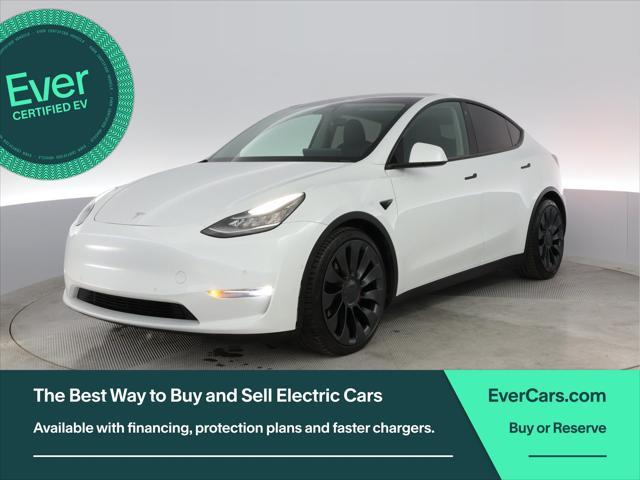 used 2021 Tesla Model Y car, priced at $28,199