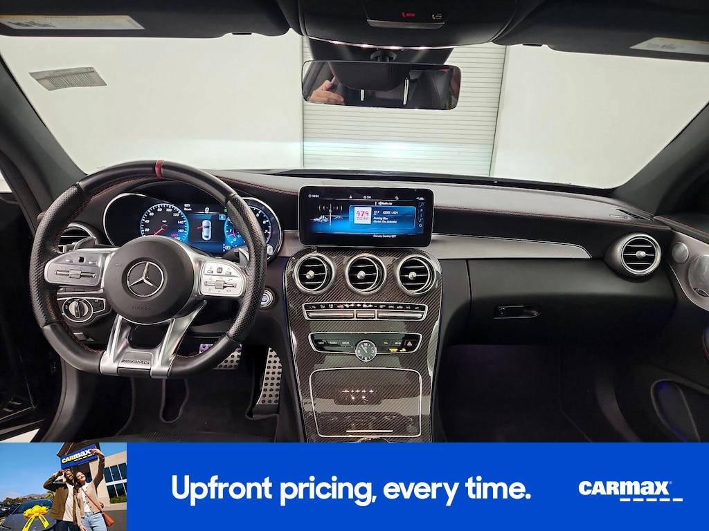 used 2021 Mercedes-Benz AMG C 43 car, priced at $40,998