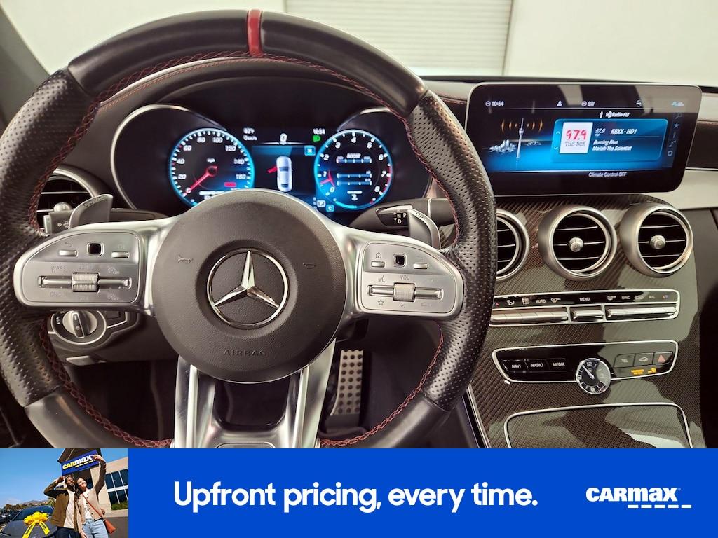 used 2021 Mercedes-Benz AMG C 43 car, priced at $40,998