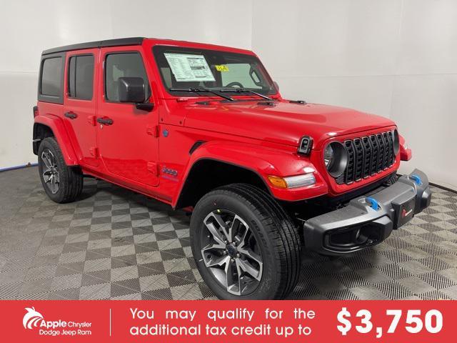 new 2024 Jeep Wrangler 4xe car, priced at $45,495