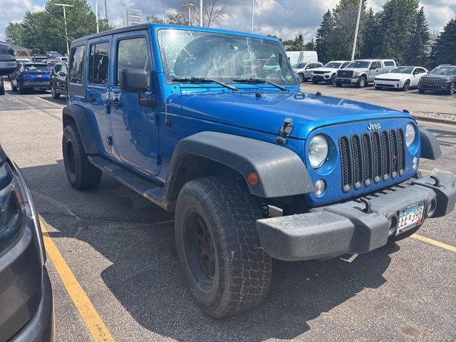 used 2016 Jeep Wrangler Unlimited car, priced at $15,480