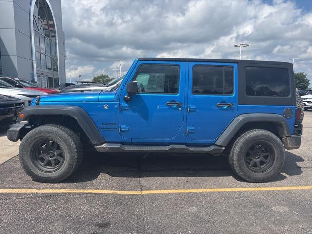 used 2016 Jeep Wrangler Unlimited car, priced at $15,480