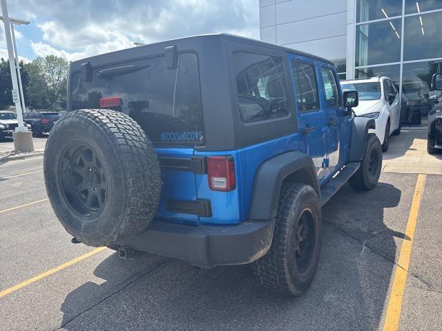 used 2016 Jeep Wrangler Unlimited car, priced at $15,480