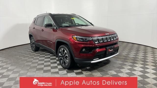 used 2022 Jeep Compass car, priced at $23,484