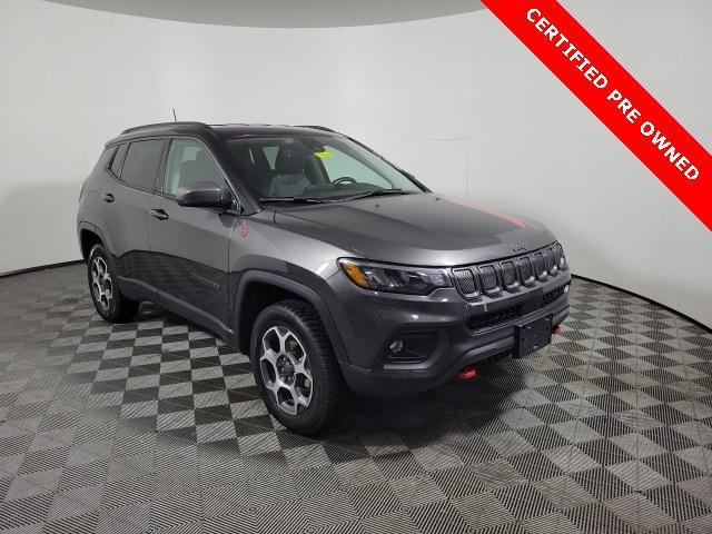 used 2022 Jeep Compass car, priced at $23,500