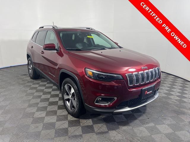 used 2021 Jeep Cherokee car, priced at $24,881