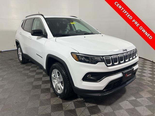 used 2022 Jeep Compass car, priced at $23,660