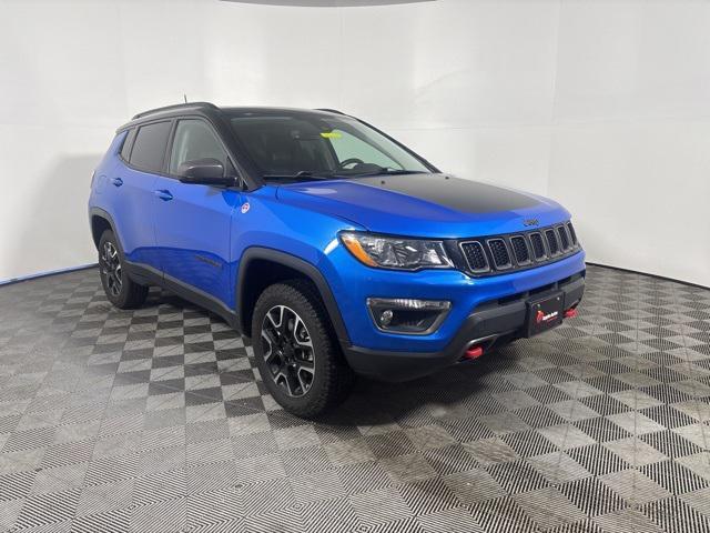 used 2021 Jeep Compass car, priced at $19,702