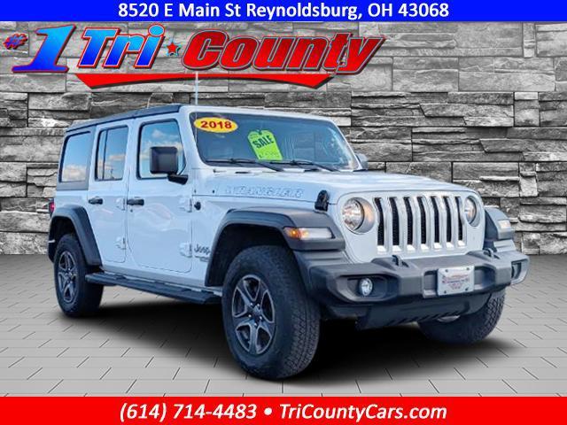 used 2018 Jeep Wrangler Unlimited car, priced at $24,495