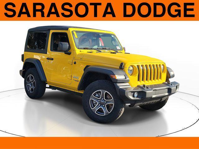 used 2021 Jeep Wrangler car, priced at $25,877