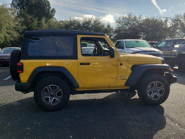 used 2021 Jeep Wrangler car, priced at $25,877