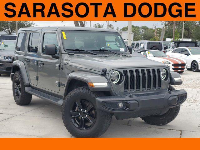 used 2021 Jeep Wrangler Unlimited car, priced at $32,995