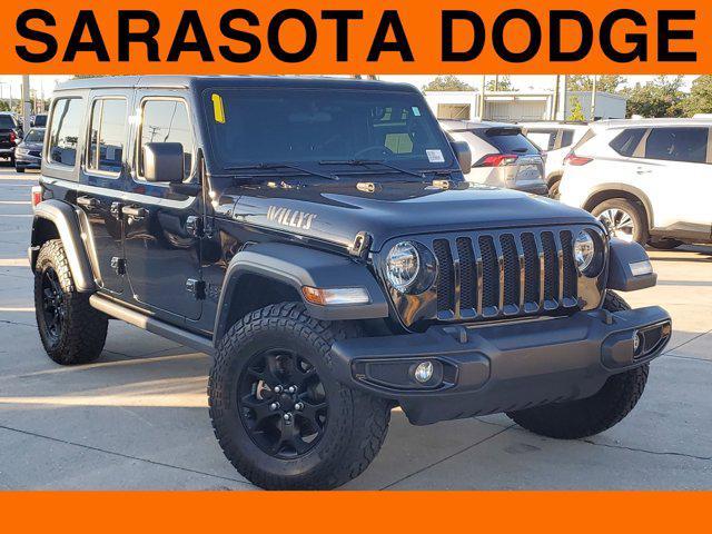 used 2021 Jeep Wrangler Unlimited car, priced at $28,495