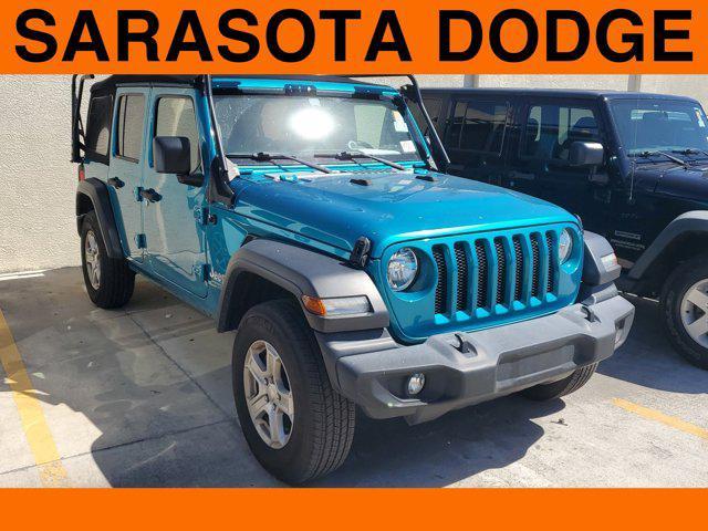 used 2019 Jeep Wrangler Unlimited car, priced at $26,877