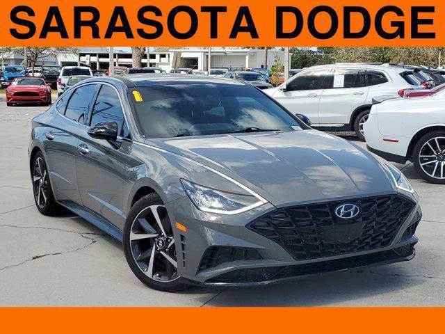 used 2021 Hyundai Sonata car, priced at $18,999