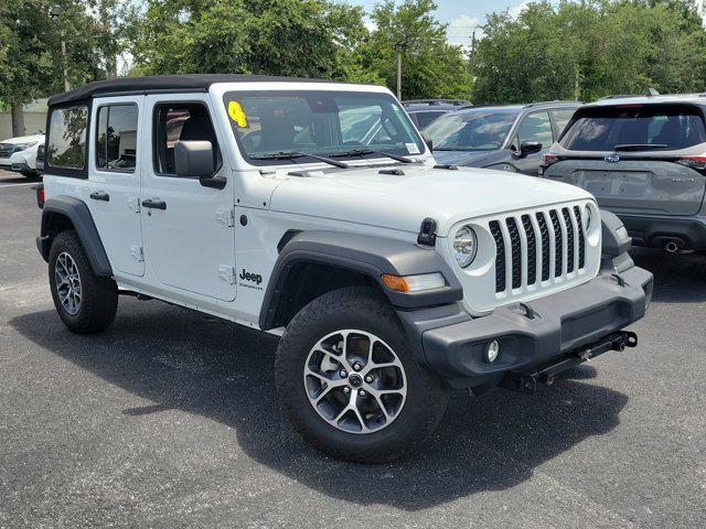 used 2024 Jeep Wrangler car, priced at $35,307