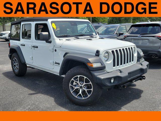 used 2024 Jeep Wrangler car, priced at $35,307