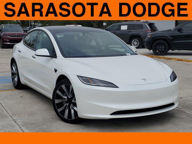 used 2024 Tesla Model 3 car, priced at $35,995