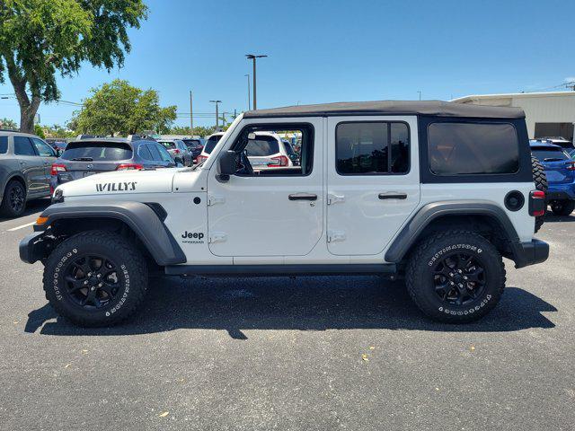 used 2021 Jeep Wrangler car, priced at $25,899