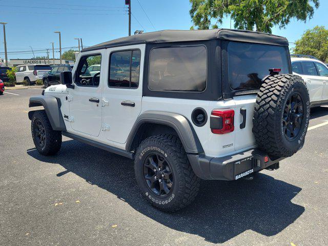used 2021 Jeep Wrangler car, priced at $25,899