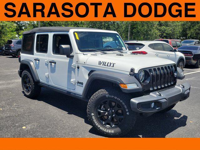 used 2021 Jeep Wrangler car, priced at $25,899