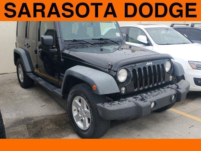 used 2015 Jeep Wrangler Unlimited car, priced at $16,866