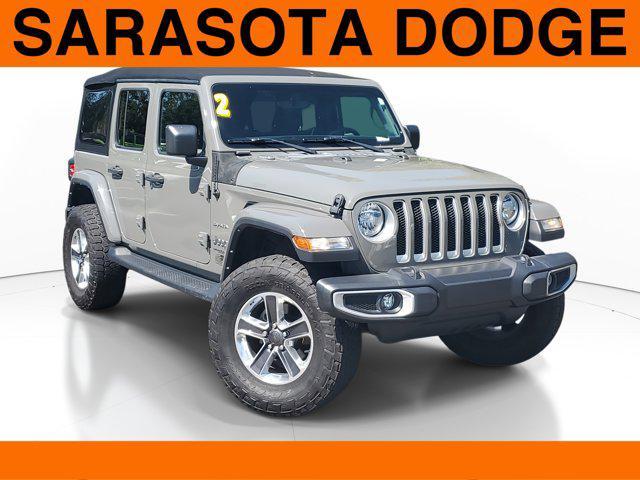 used 2022 Jeep Wrangler Unlimited car, priced at $27,244