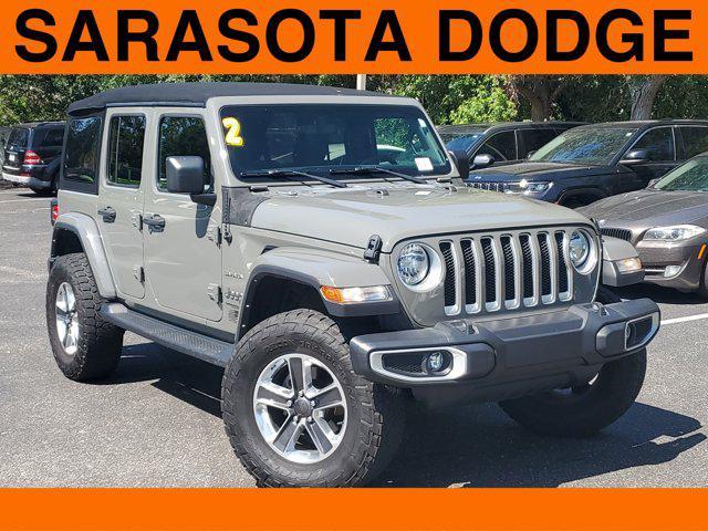 used 2022 Jeep Wrangler Unlimited car, priced at $30,244