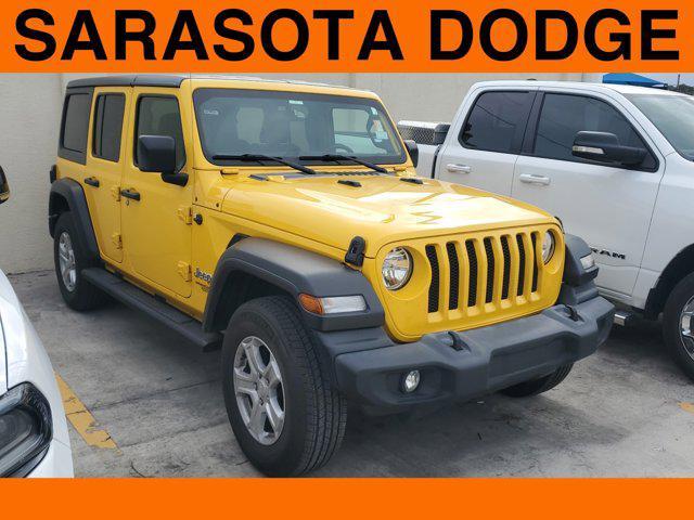 used 2020 Jeep Wrangler Unlimited car, priced at $23,995