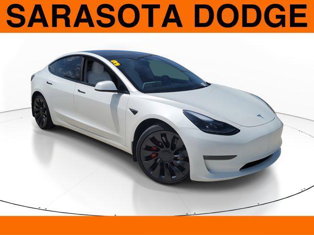 used 2023 Tesla Model 3 car, priced at $30,436
