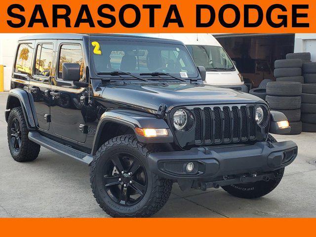 used 2022 Jeep Wrangler Unlimited car, priced at $38,995