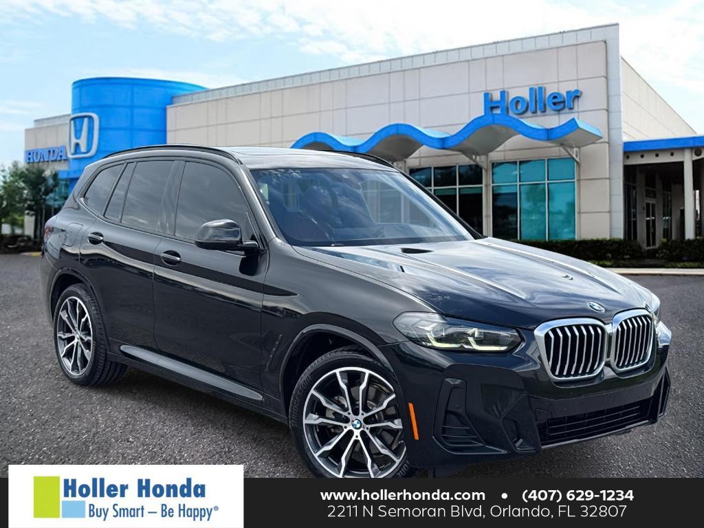 used 2022 BMW X3 car, priced at $27,995