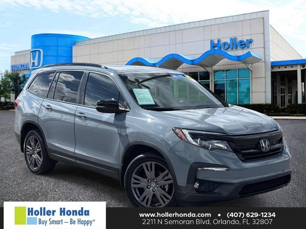 used 2022 Honda Pilot car, priced at $26,995