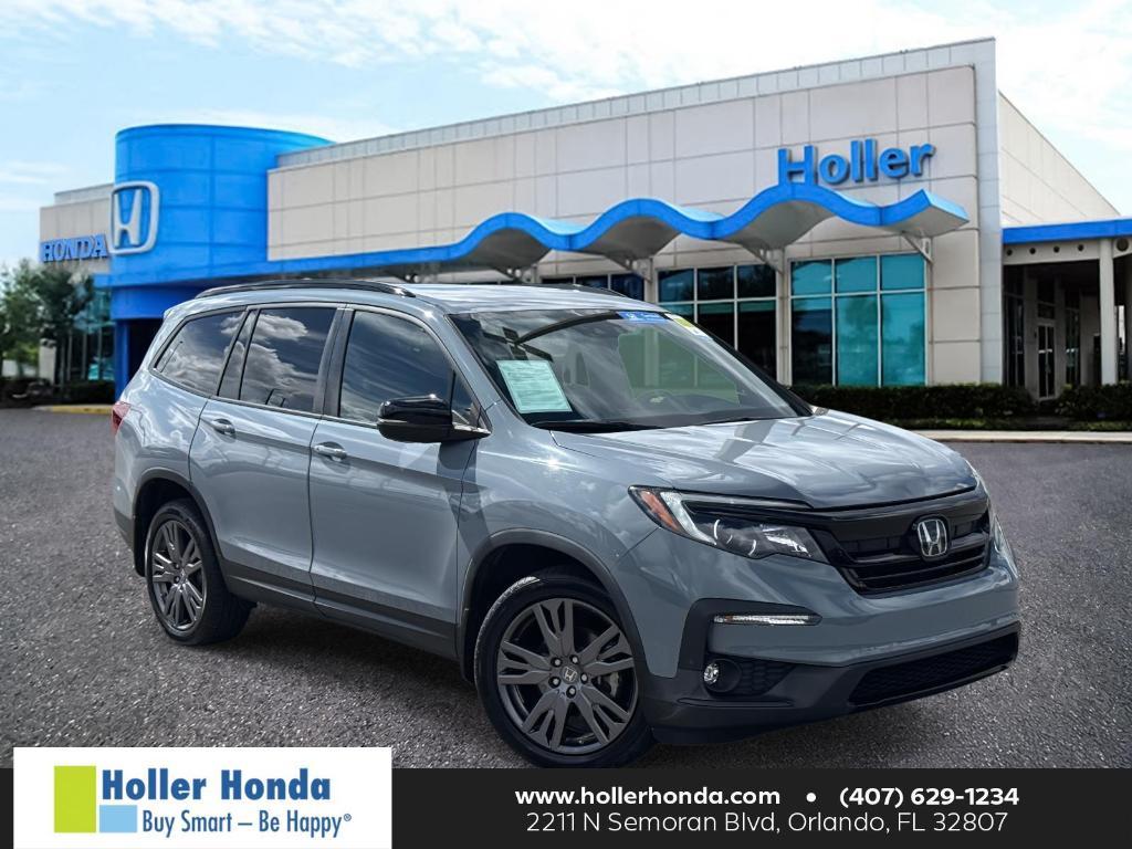 used 2022 Honda Pilot car, priced at $26,995