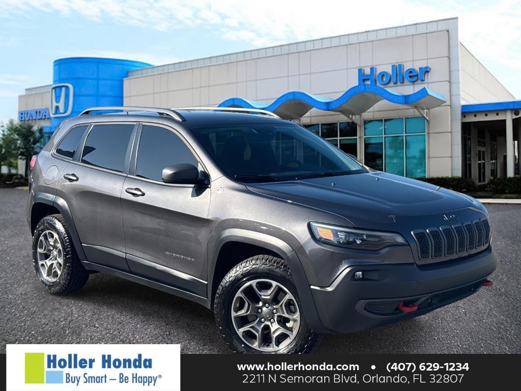 used 2021 Jeep Cherokee car, priced at $21,995