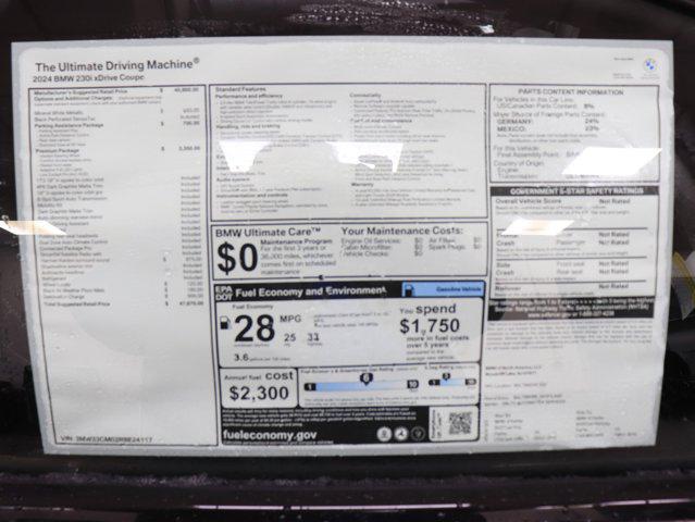 used 2024 BMW 230 car, priced at $44,810