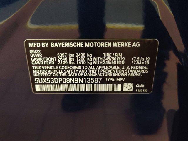 used 2022 BMW X3 car, priced at $34,999