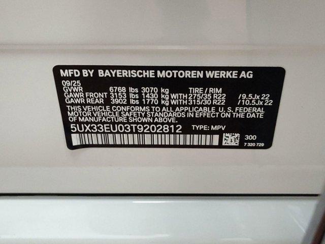 new 2026 BMW X5 car, priced at $100,075