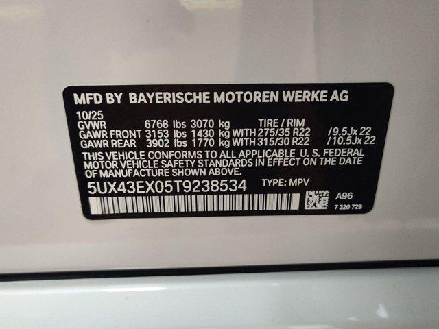 new 2026 BMW X6 car, priced at $111,625